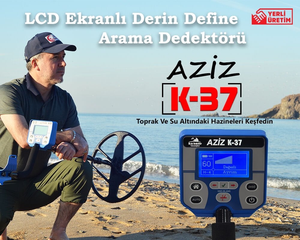 Aziz K-37 Altın Define Dedektörü