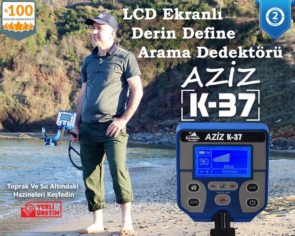 Aziz K-37 Altın Define Dedektörü
