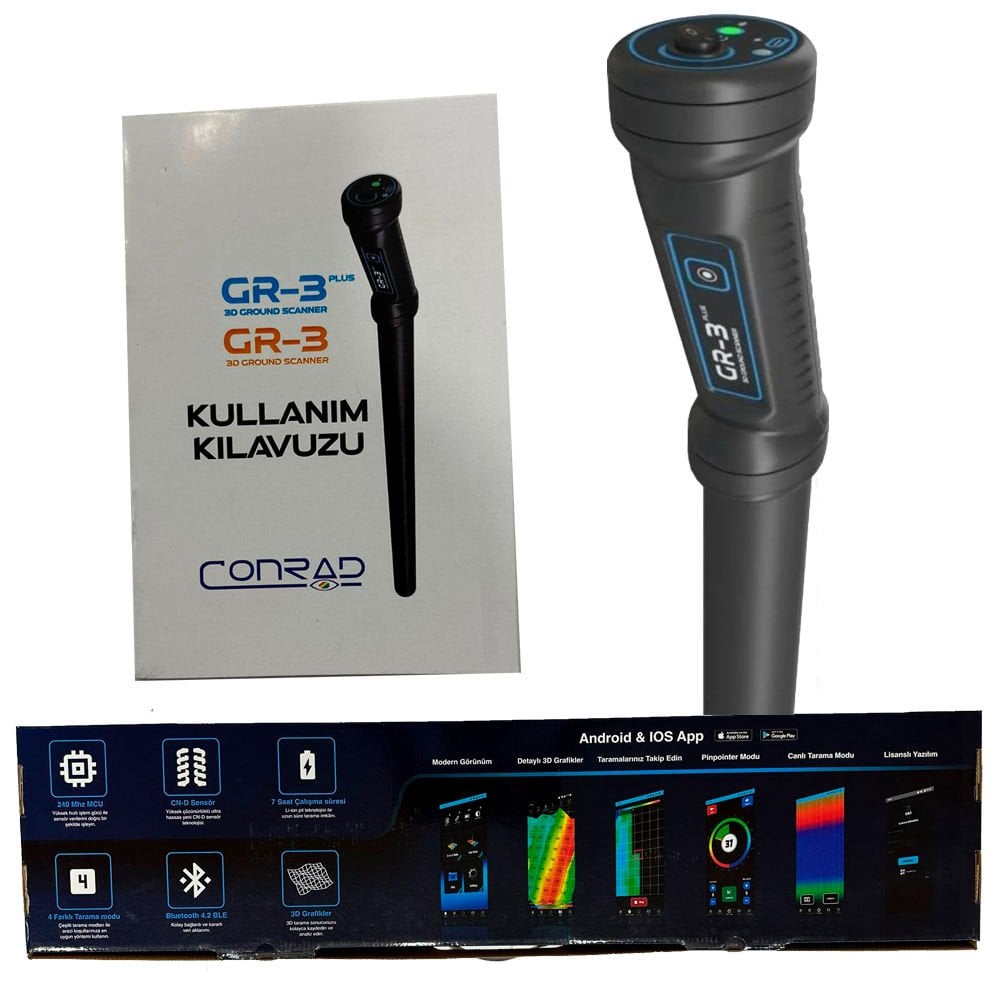 Yeraltı Görüntüleme Cihazı Conrad GR-3 Plus